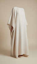 Ivory mist linen boubou caftan
